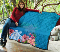 Polynesian Turtle Premium Quilt - Polynesian Pride