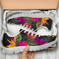 Vanuatu Sneakers - Hibiscus Polynesian Pattern - Polynesian Pride