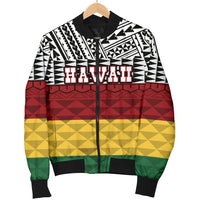 Hawaii Women's Bomber Jacket - Kanaka Maoli Version - Polynesian Pride