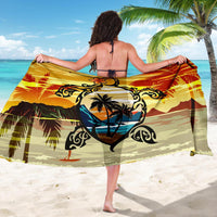 Hawaii Turtle Coconut Tree Sarong - Polynesian Pride