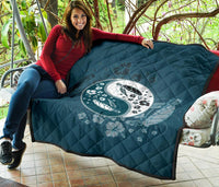 Turtle Yinyang Premium Quilt - Polynesian Pride
