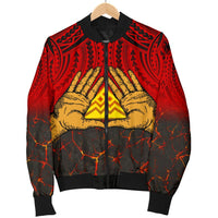 Hawaii Men's Bomber Jacket - Protect Mauna Kea - Polynesian Pride