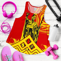 Hawaii Racerback Tank King Polynesian Mauna Kea - Polynesian Pride