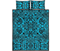 Hawaii Quilt Bed Set Polynesia Kakau Turtle AH - Polynesian Pride