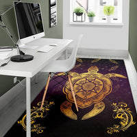 Turtle Golden Royal Area Rug AH - Polynesian Pride