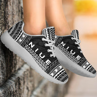 Niue Sporty Sneakers - Polynesian Chief Black Version - Polynesian Pride