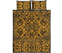 Hawaii Quilt Bed Set Polynesia Kakau Turtle AH - Polynesian Pride