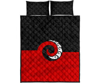 Koru Maori New Zealand Quilt Bed Set - Polynesian Pride