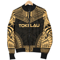 Tokelau Polynesian Chief Women'S Bomber Jacket - Gold Version - Polynesian Pride