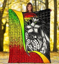 Federated States of Micronesia Premium Blanket Reggae - Turtle With Hook - Polynesian Pride