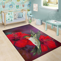 Hibiscus Hummingbird Area Rug AH - Polynesian Pride