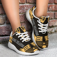 Cook Islands Sport Sneakers - Polynesian Tattoo Gold - Polynesian Pride