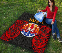 Tahiti Polynesian Premium Quilt - Tahitians Spirit - Polynesian Pride