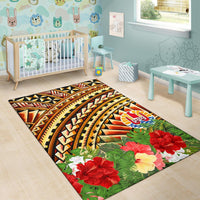 Tahiti Polynesian Area Rug - Vintage Pattern - Polynesian Pride