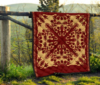 Hawaiian Quilt Vintage Premium Quilt - Polynesian Pride
