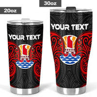 Tahiti Polynesian Custom Personalised Tumbler - Tahiti Spirit Red - Polynesian Pride
