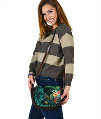 Tiki Polynesian Saddle Bag Turtle Hibiscus - Polynesian Pride