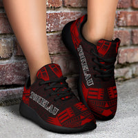 Tokelau Sport Sneakers - Polynesian Tattoo Red - Polynesian Pride