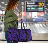Polynesian Maori Lauhala Violet Hawaii Travel Bag - Polynesian Pride