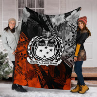 Samoa Polynesian Premium Blanket - Vintage Polynesian Style - Polynesian Pride