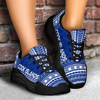 Cook Islands Chunky Sneakers - Polynesian Chief Flag Version - Polynesian Pride