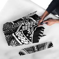 Polynesian FSM Umbrellas - Poly Pattern With COA Federated States of Micronesia - Polynesian Pride