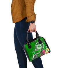 FSM Shoulder Handnag - Turtle Plumeria (Green) - Polynesian Pride