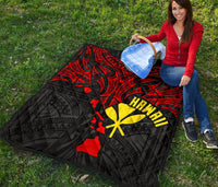 Polynesian Hawaii Premium Quilt - Polynesian Whale Tail - Polynesian Pride