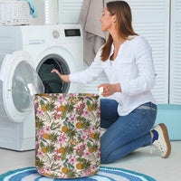 Tropical Pineaapple Hawaii Laundry Basket AH - Polynesian Pride