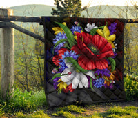 Blooming Flower Premium Quilt - Polynesian Pride
