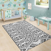 Polynesian Black Color Area Rug - Polynesian Pride