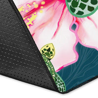 Hibiscus Turtle Dance Area Rug AH - Polynesian Pride