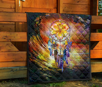 Hibiscus Dreamcatcher Premium Quilt - Polynesian Pride