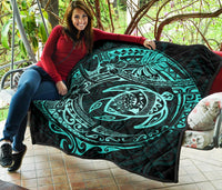 Hawaiian Turtle Polynesian Premium Quilt - Polynesian Pride