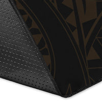 New Zealand Maori Mangopare Area Rug Polynesian - Gold - Polynesian Pride