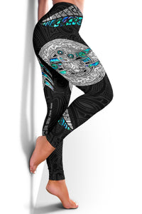 Maori New Zealand Women's Leggings Hei Tiki Sport Style - Polynesian Pride
