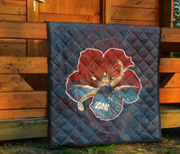 Hula Dance Hibiscus Premium Quilt - Polynesian Pride