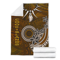 Cook Islands Premium Blankets - Polynesian Boar Tusk - Polynesian Pride