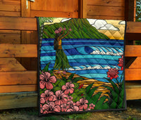 Hula Girl Premium Quilt - Polynesian Pride