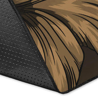 Hawaiian Map Hibiscus Flowers Vintage Polynesian Rug AH - Polynesian Pride