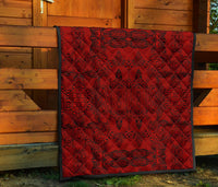 Polynesian Premium Quilt Red - Polynesian Pride