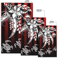 Marshall Island Area Rug - Vertical Stripes Style - Polynesian Pride