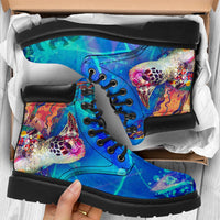 Tahiti Polynesian Boots (All - Season) - Coral Treasure - Polynesian Pride