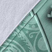 Hawaii Turtle Swimming Tribal Polynesian Premium Blanket - AH - Min Style - Polynesian Pride