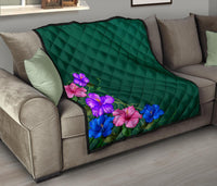 Only Hibiscus Premium Quilt - Polynesian Pride