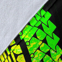 Hawaii Premium Blanket - A Piece Of My Heart - Polynesian Pride