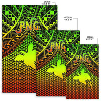 Polynesian Papua New Guinea Area Rug - Reggae Vintage Polynesian Patterns - Polynesian Pride