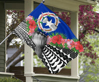 Northern Mariana Islands Flag - Curve Style - Polynesian Pride