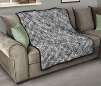 Polynesian Premium Quilt White And Black - Polynesian Pride