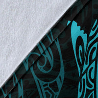 Shark Polynesian Blanket - Polynesian Tattoo Blue - Polynesian Pride
